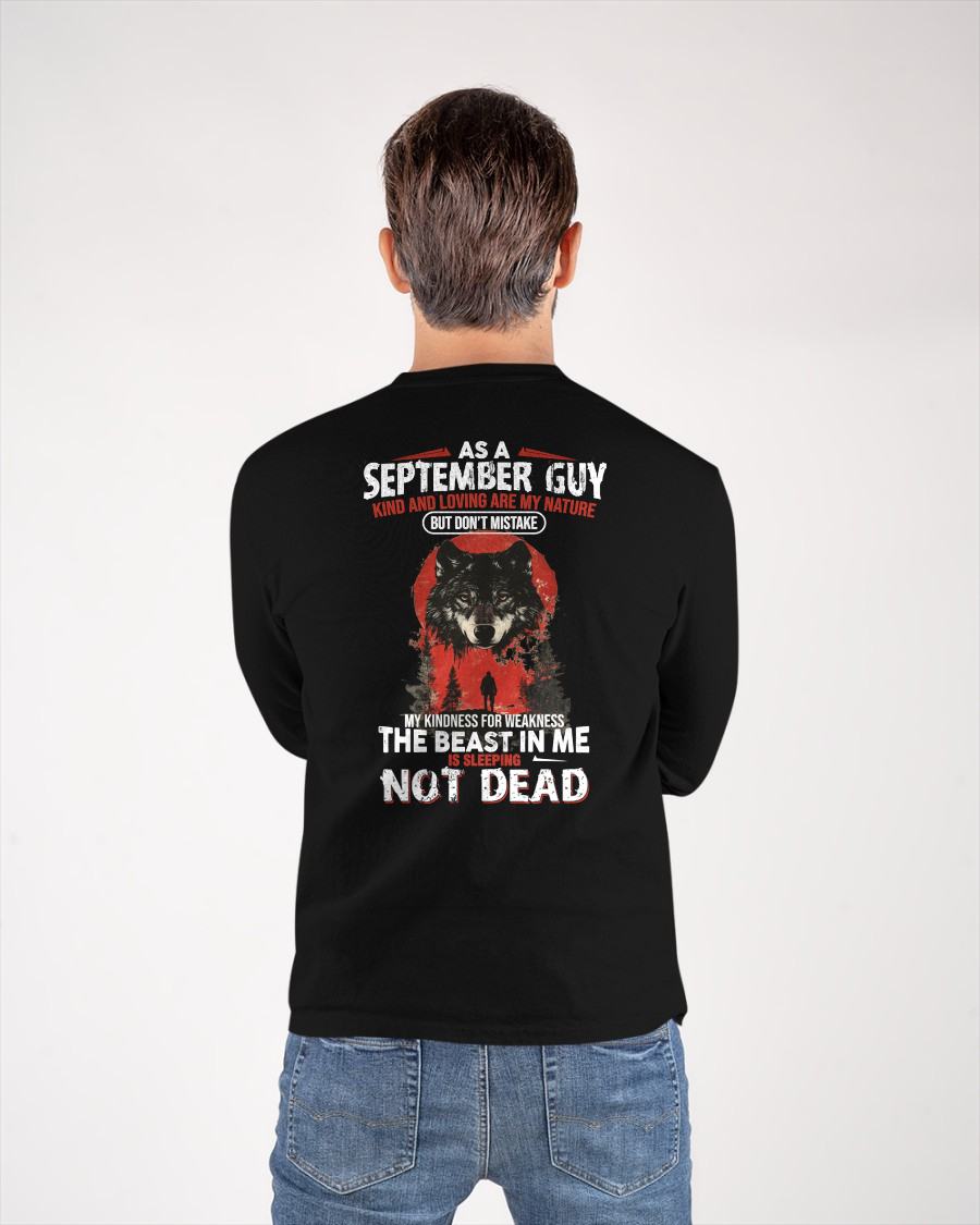 SEPTEMBER - KIND AND LOVING ARE MY NATURE - BIRTHDAY T-SHIRT FOR MEN - Virgo09 (SKU26T-01-17-09)