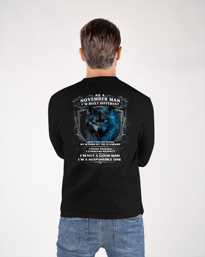 NOVEMBER - BUILT DIFFERENT - BIRTHDAY T-SHIRT FOR MEN - Virgo11 (SKU12-301-11)