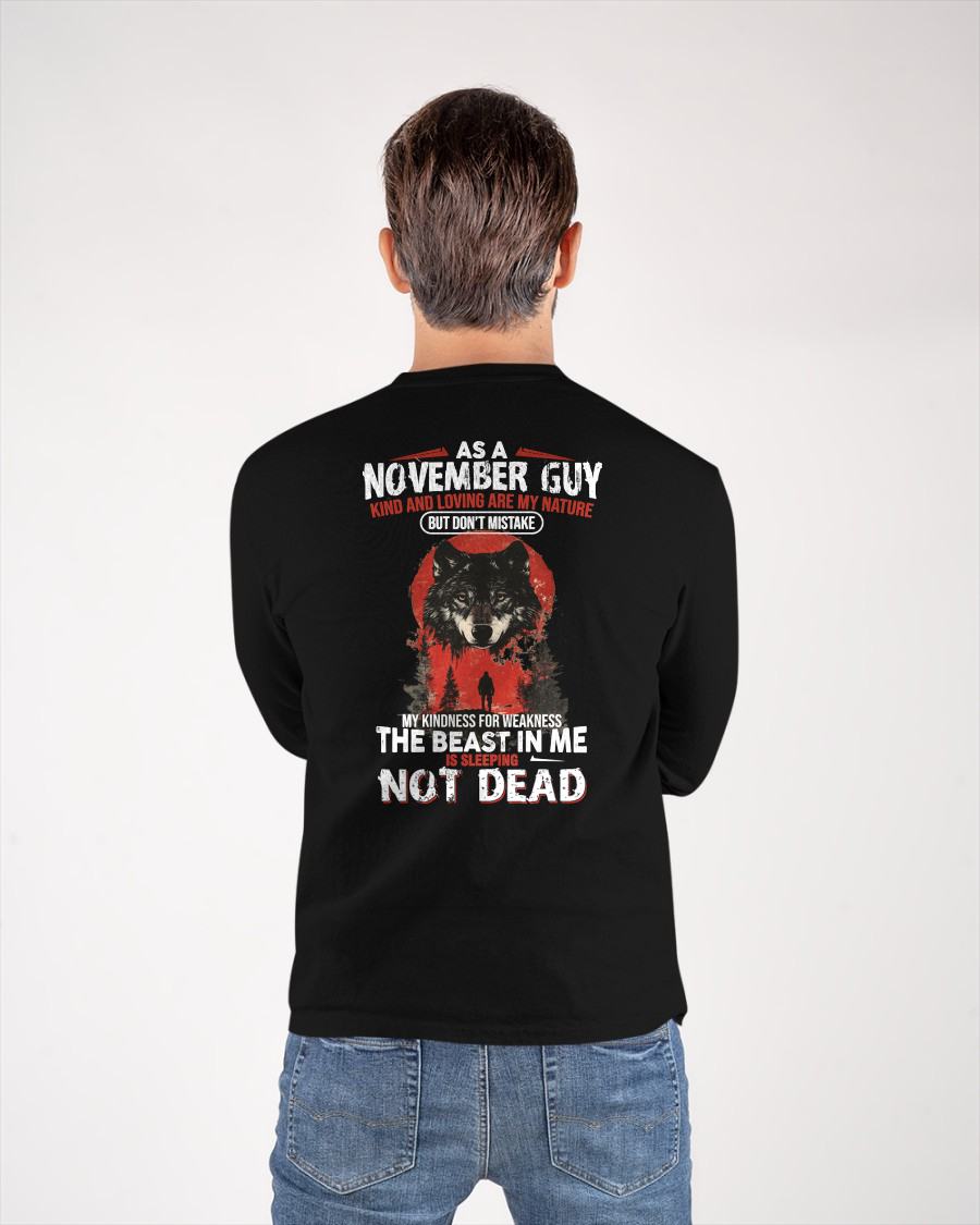 NOVEMBER - KIND AND LOVING ARE MY NATURE - BIRTHDAY T-SHIRT FOR MEN - Virgo11 (SKU26T-01-17-11)