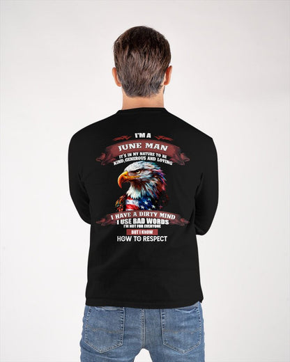 JUNE - KNOW HOW TO RESPECT - BIRTHDAY T-SHIRT FOR MEN - Virgo06 (SKU12-311-06)