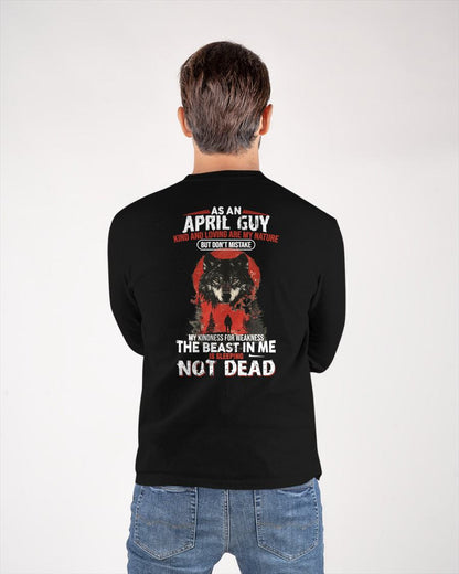APRIL - KIND AND LOVING ARE MY NATURE - BIRTHDAY T-SHIRT FOR MEN - Virgo04 (SKU26T-01-17-04)