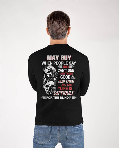 MAY - HUG THEM AND SAY... - BIRTHDAY T-SHIRT FOR MEN - Virgo05 (SKU12-253-05)