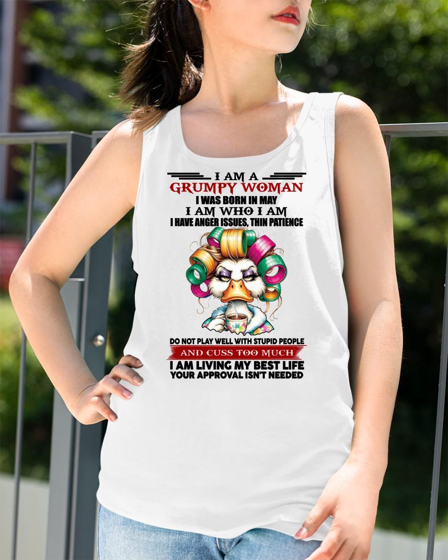 MAY - GRUMPY WOMAN - BIRTHDAY SHIRT FOR WOMEN - FMA / Virgo05 (SKU26T-01-22-05)