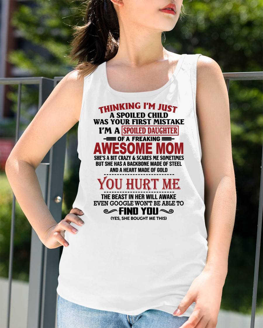 TO MY DAUGHTER - SPOILED DAUGHTER - PERFECT GIFT FOR DAUGHTER - GIFT FROM MOM - virgo00 (SKU10-151-00)
