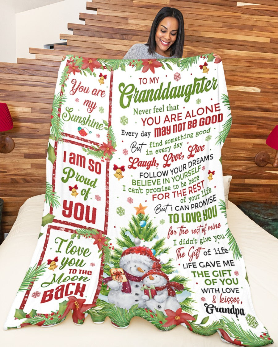 BLANKET FOR GRANDDAUGHTER – COMFORT & WARMTH CHRISTMAS GIFT FROM GRANDPA  Sherpa Fleece Quilt Blanket virgo00 (SKUB10-184)
