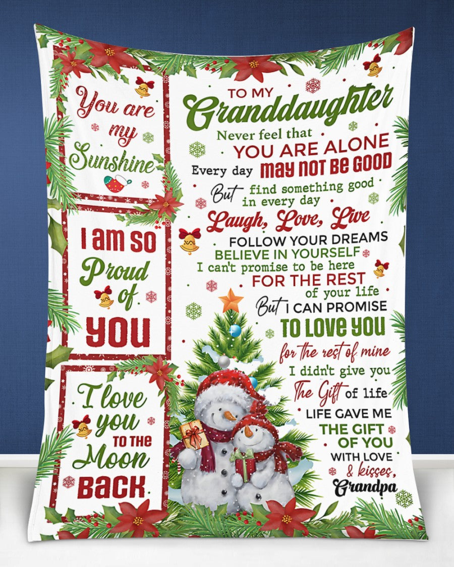 BLANKET FOR GRANDDAUGHTER – COMFORT & WARMTH CHRISTMAS GIFT FROM GRANDPA  Sherpa Fleece Quilt Blanket virgo00 (SKUB10-184)