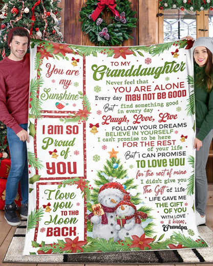 BLANKET FOR GRANDDAUGHTER – COMFORT & WARMTH CHRISTMAS GIFT FROM GRANDPA  Sherpa Fleece Quilt Blanket virgo00 (SKUB10-184)