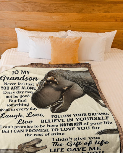 BLANKET FOR GRANDSON – COMFORT & WARMTH GIFT FROM GRANDPA  Sherpa Fleece Quilt Blanket virgo00 (SKUB-BLK-GPKL)