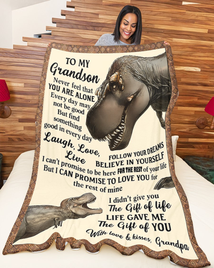 BLANKET FOR GRANDSON – COMFORT & WARMTH GIFT FROM GRANDPA  Sherpa Fleece Quilt Blanket virgo00 (SKUB-BLK-GPKL)