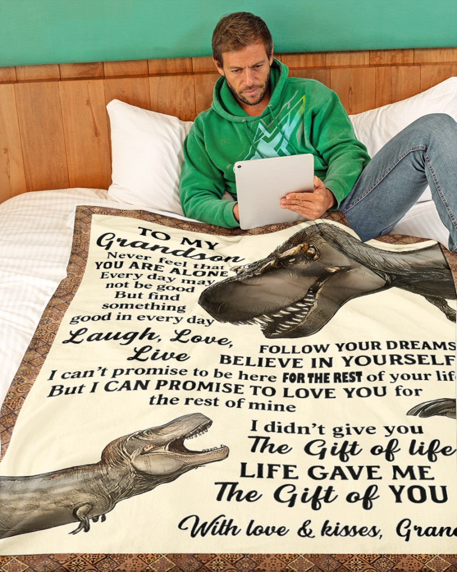 BLANKET FOR GRANDSON – COMFORT & WARMTH GIFT FROM GRANDPA  Sherpa Fleece Quilt Blanket virgo00 (SKUB-BLK-GPKL)