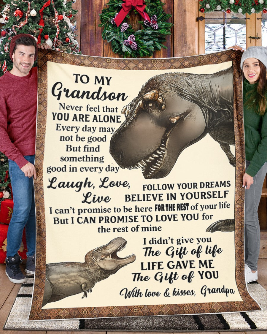 BLANKET FOR GRANDSON – COMFORT & WARMTH GIFT FROM GRANDPA  Sherpa Fleece Quilt Blanket virgo00 (SKUB-BLK-GPKL)