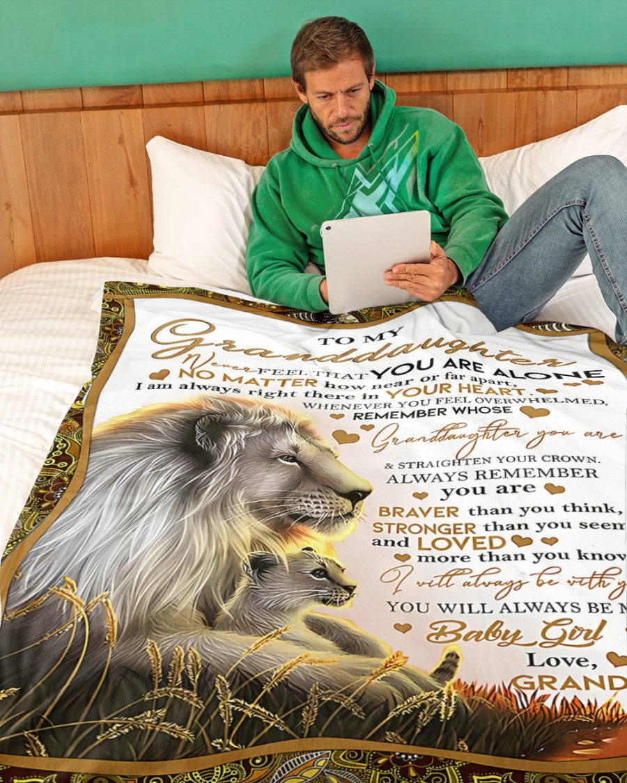 BLANKET FOR GRANDDAUGHTER – COMFORT & WARMTH GIFT FROM GRANDPA  Sherpa Fleece Quilt Blanket virgo00 (SKUB11-54)