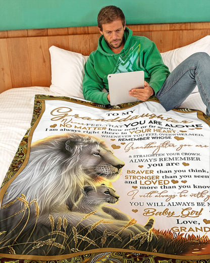 BLANKET FOR GRANDDAUGHTER – COMFORT & WARMTH GIFT FROM GRANDPA  Sherpa Fleece Quilt Blanket virgo00 (SKUB11-54)