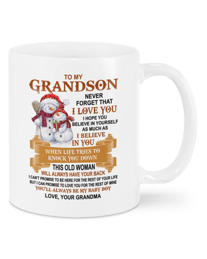 TO GRANDSON MUG 01 - GIFT FROM GRANDMA - virgo00