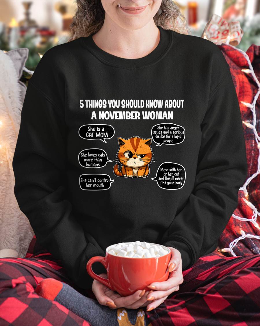 NOVEMBER SHIRT, 5 THINGS YOU SHOULD KNOW ABOUT THIS WOMAN - Virgo11 (SKU2604-312-11)