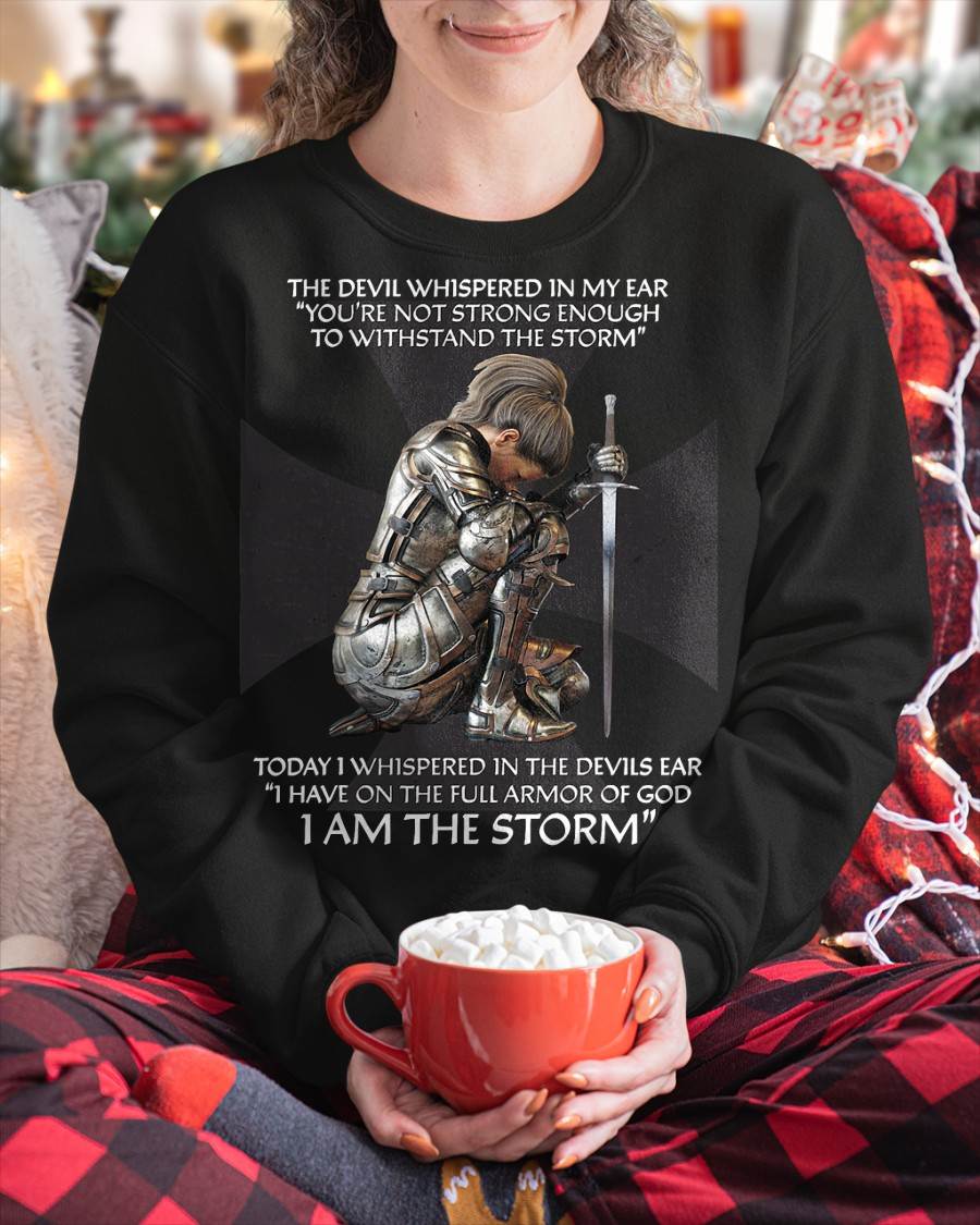 Women's T-shirt with Bible verse and cross symbol - For women - Virgo00 (SKU2707-NI-02)