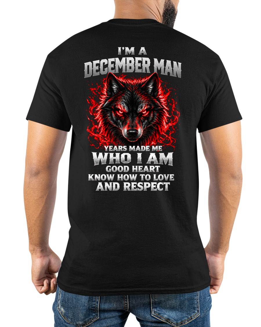 DECEMBER SHIRT I Know How To Love And Respect - For Men - Virgo12 (SKU2610-186-12)