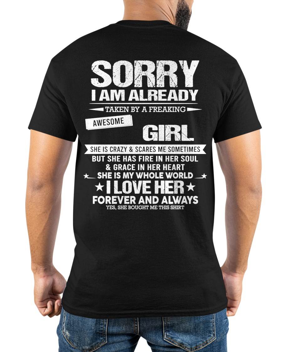 SORRY I AM ALREADY TAKEN BY A FREAKING AWESOME GIRL - FROM WIFE - virgo00 (SKU12-298-00)