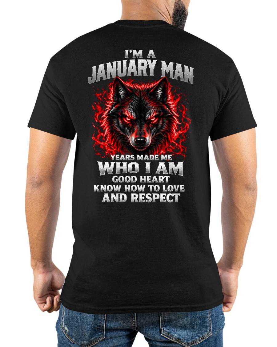 JANUARY SHIRT I Know How To Love And Respect - For Men - Virgo01 (SKU2610-186-01)