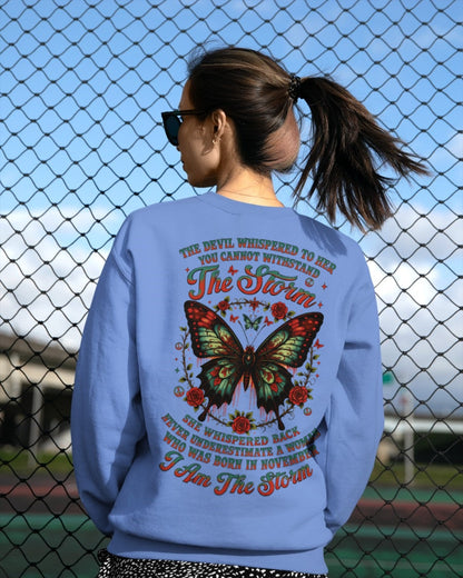 The Devil Whispered to Her – I Am the Storm November Woman Shirt - Virgo11 FMA (SKU10-72-11)