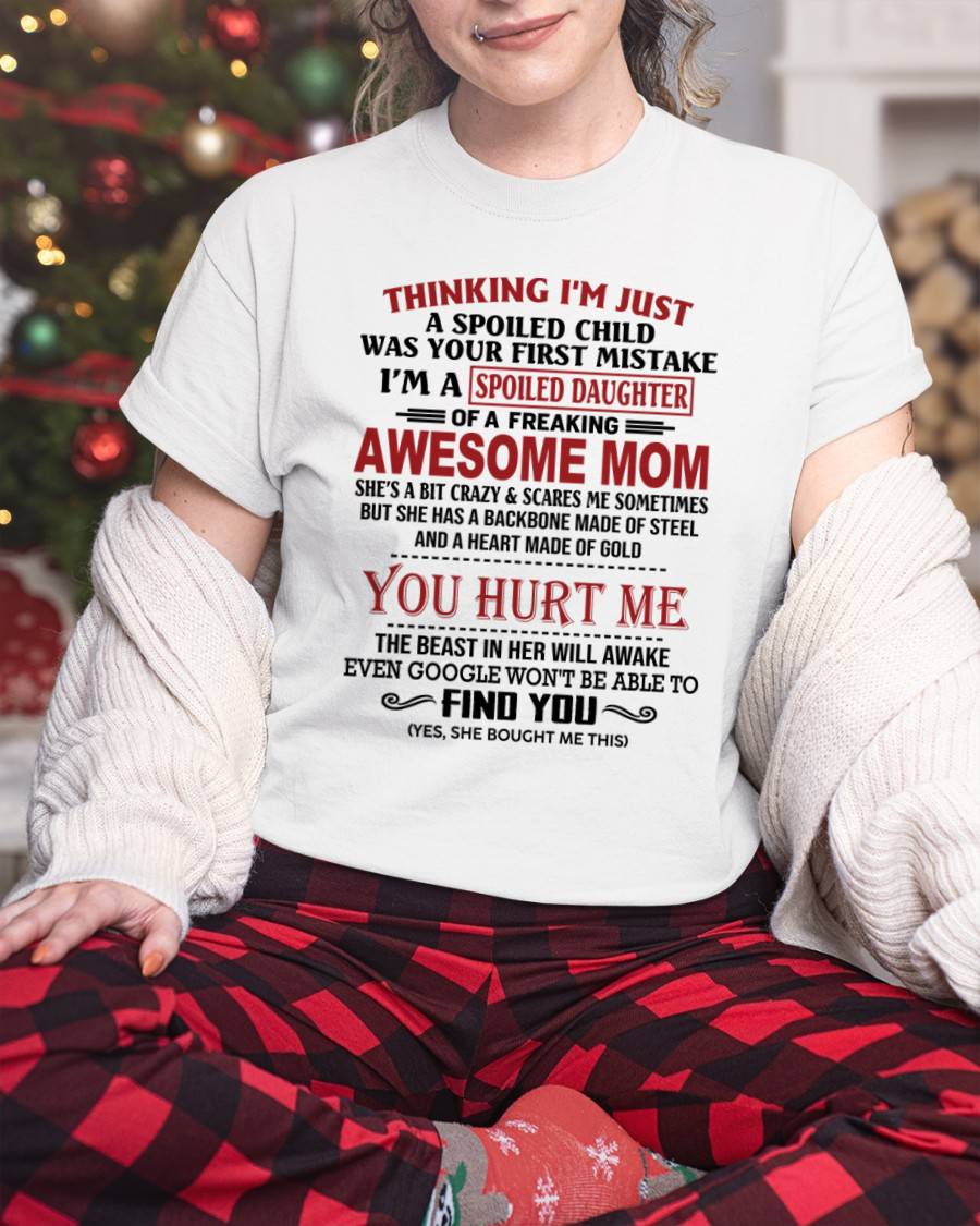 TO MY DAUGHTER - SPOILED DAUGHTER - PERFECT GIFT FOR DAUGHTER - GIFT FROM MOM - virgo00 (SKU10-151-00)