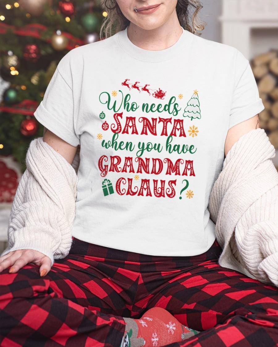 CHRISTMAX T-SHRIT FOR GRANDMA - GIFT FROM GRANDMA - virgo00