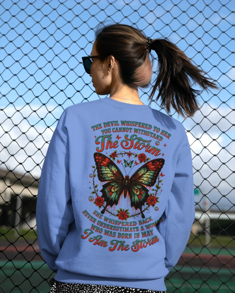 The Devil Whispered to Her – I Am the Storm May Woman Shirt - Virgo05 FMA (SKU10-72-05)