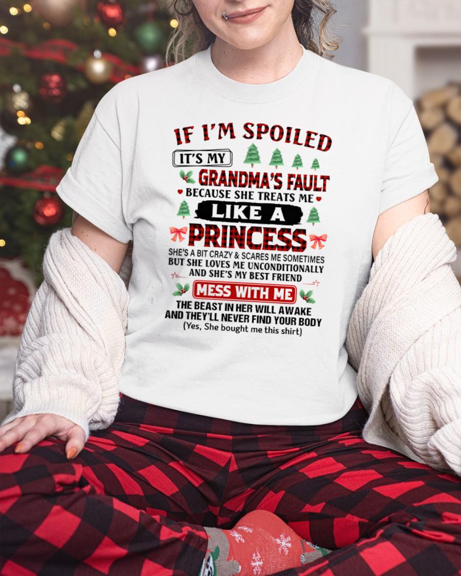 CHRISTMAX T-SHRIT FOR GRANDDAUGHTER - GIFT FROM GRANDMA - virgo00
