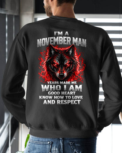 NOVEMBER SHIRT I Know How To Love And Respect - For Men - Virgo11 (SKU2610-186-11)