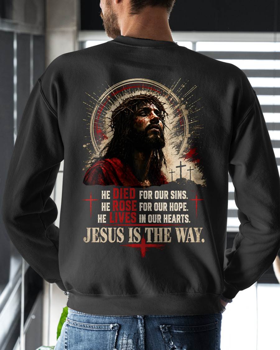 Christian T-Shirt Jesus is the Way - For Men - Virgo00 (SKU2608-06)