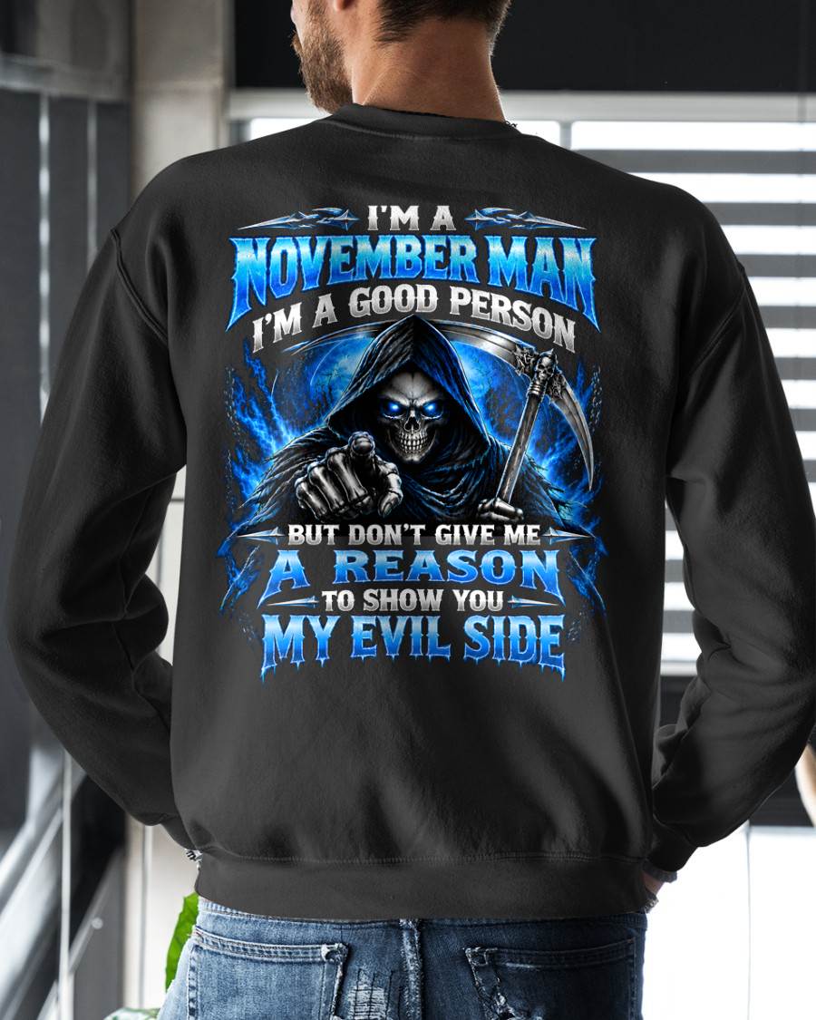 NOVEMBER SHIRT I'm A Good Person - For Men - Virgo11 (SKU2609-302-11)