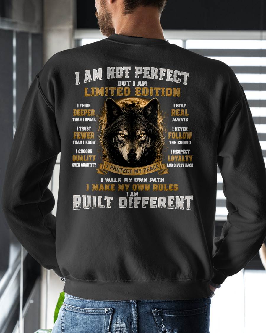PET SHIRT Built Different - For Men - Virgo00 (SKU2608-619)