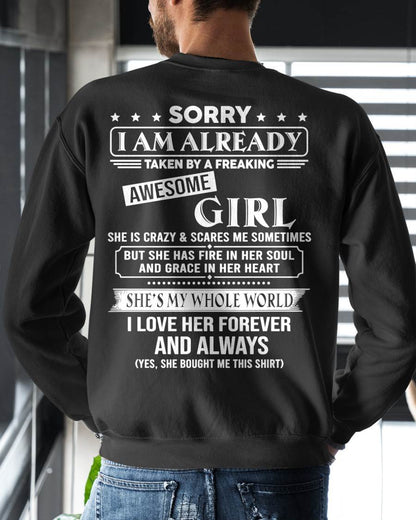 SHE HAS FIRE IN HER SOUL AND GRACE IN HER HEART I LOVE HER  FOREVER AND ALWAYS - FROM WIFE - virgo00 (SKU2602-60-00)