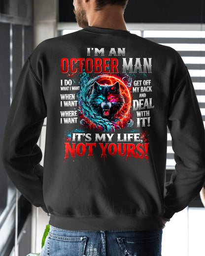 OCTOBER SHIRT It's My Life, Not Yours - For Men - Virgo10 (SKU2609-331-10)