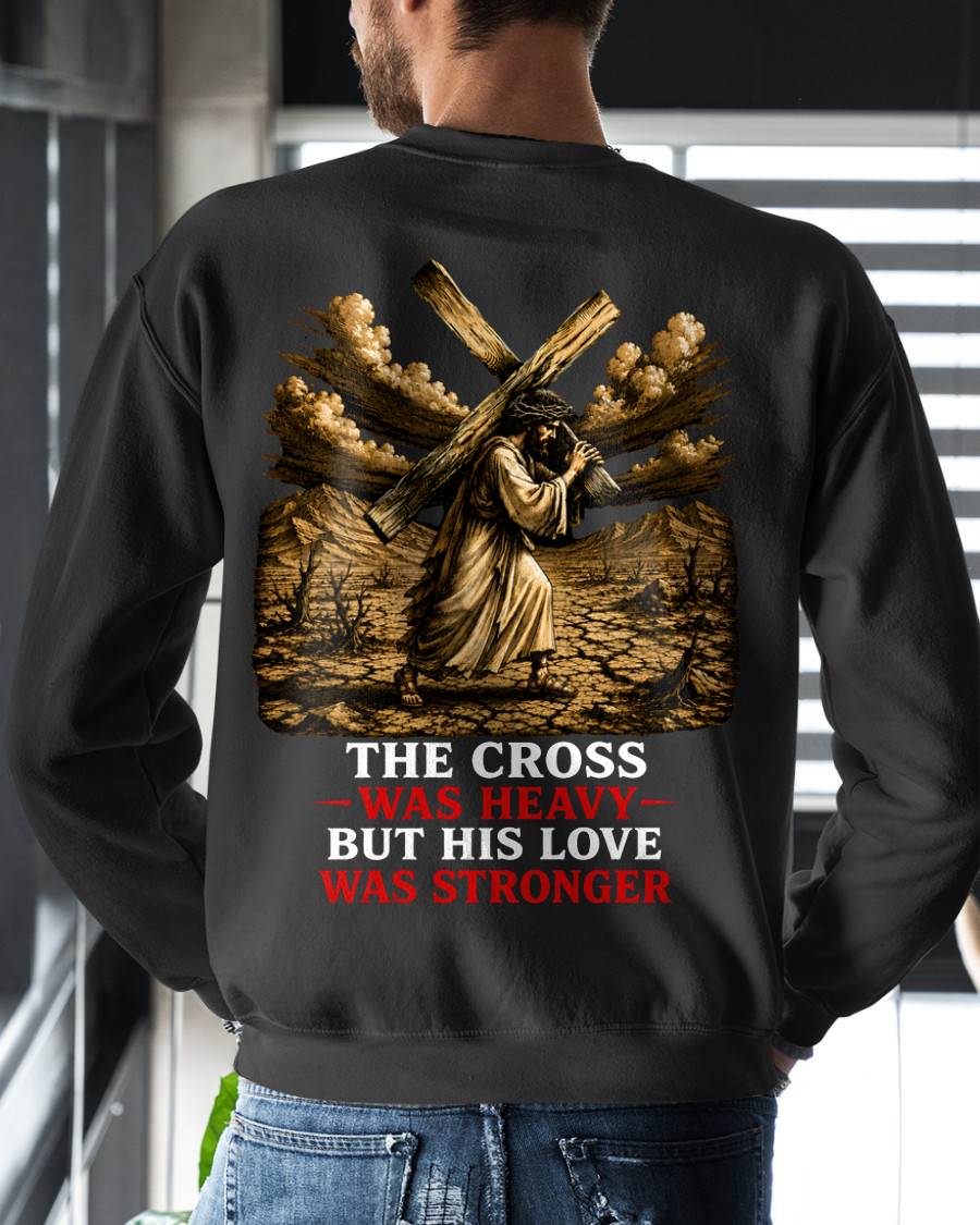 Christian T-Shirt His love was stronger - For Men - Virgo00 (SKU2608-42)