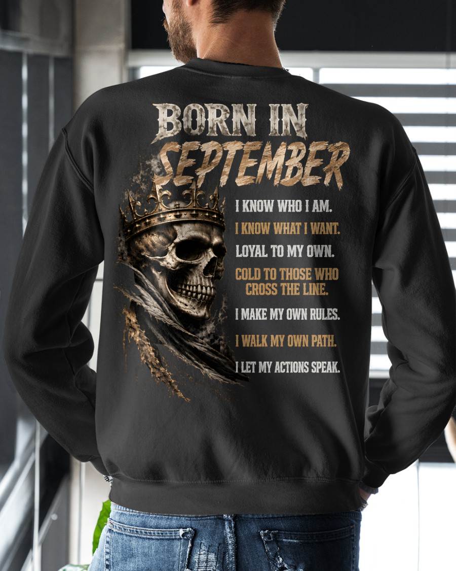 SEPTEMBER SHIRT I Know What I Want - For Men - Virgo09 (SKU2609-106-09)
