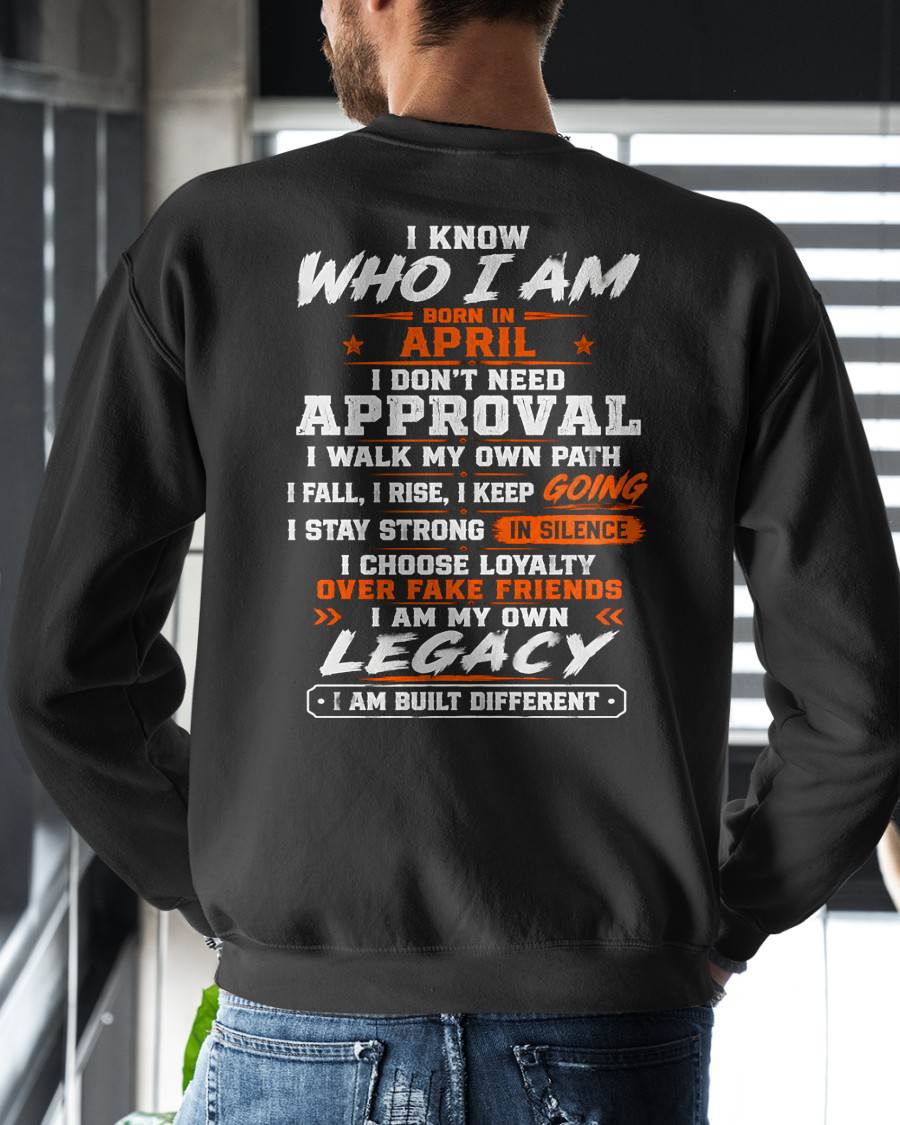 APRIL SHIRT Who I Am - For Men - Virgo04 (SKU2608-648-04)