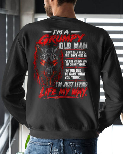 SHIRT I'm A Grumpy Old Man - For Men - Virgo00 (SKU2609-247)