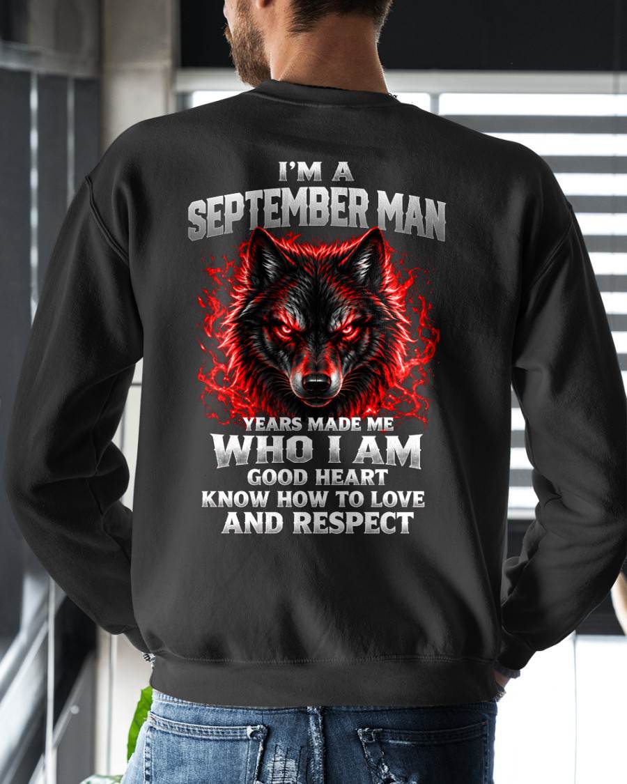 SEPTEMBER SHIRT I Know How To Love And Respect - For Men - Virgo09 (SKU2610-186-09)