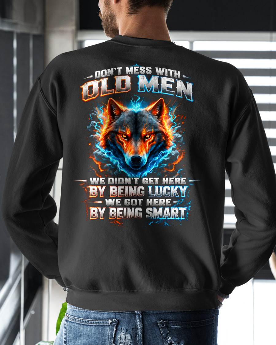 SHIRT Don't Mess With Old Men - For Men - Virgo00 (SKU2609-270)