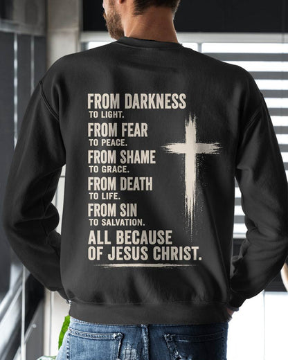 Christian T-Shirt From Darkness... - For Men - Virgo00 (SKU2607-334)