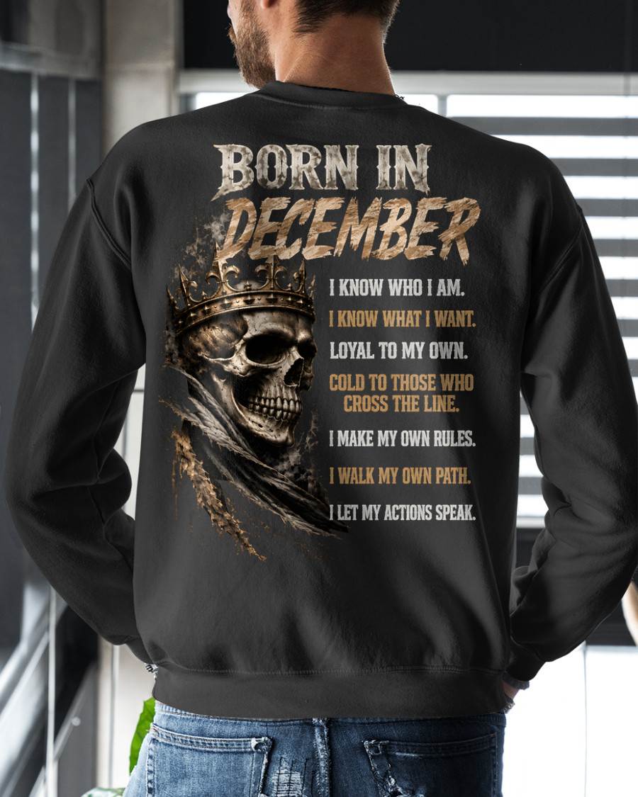 DECEMBER SHIRT I Know What I Want - For Men - Virgo12 (SKU2609-106-12)