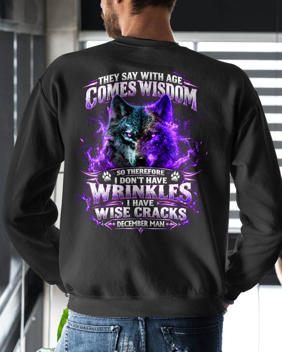 DECEMBER SHIRT I Have Wise Cracks - For Men - Virgo12 (SKU2610-62-12)