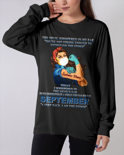 Never Underestimate A Woman Born In September – September Woman “I Am The Storm” - FMA / Virgo09 (SKU12-322-09)