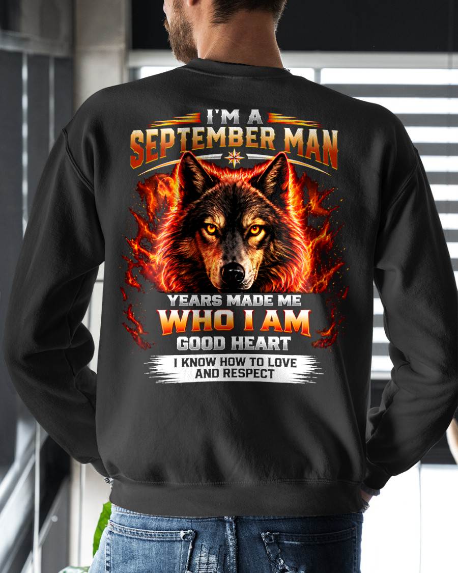 SEPTEMBER SHIRT I Know How To Love And Respect - For Men - Virgo09 (SKU2609-291-09)