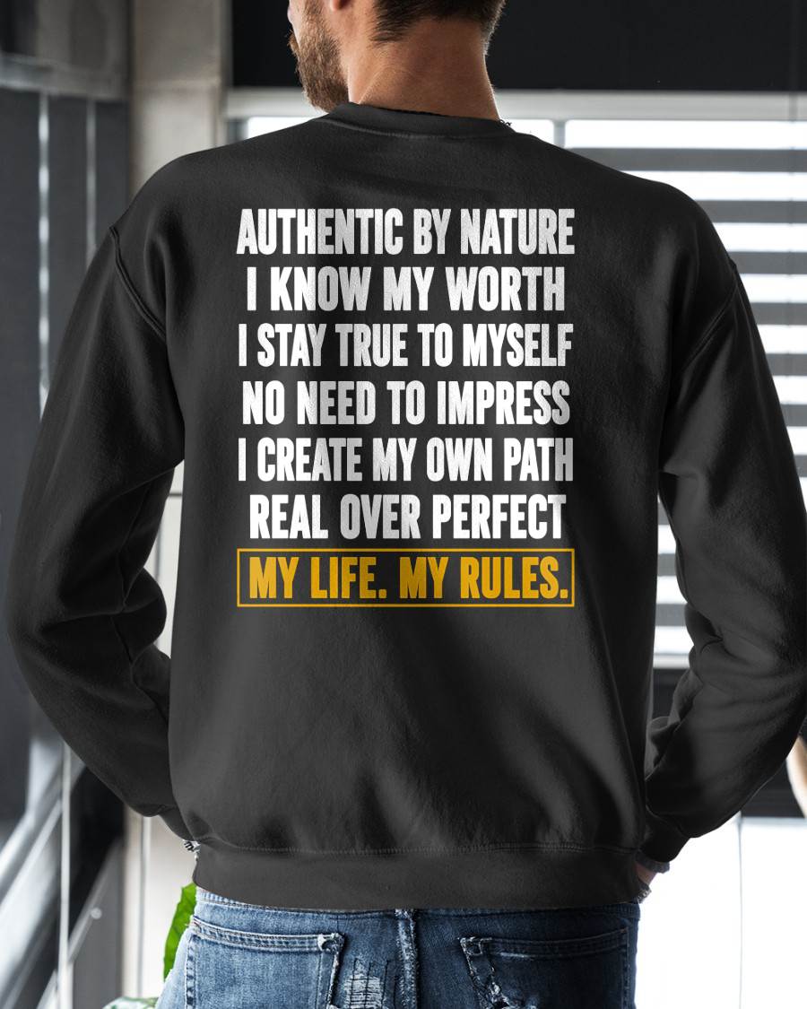 SHIRT My Life My Rules - For Men - Virgo00 (SKU2608-622)