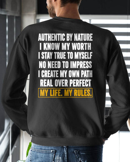 SHIRT My Life My Rules - For Men - Virgo00 (SKU2608-622)