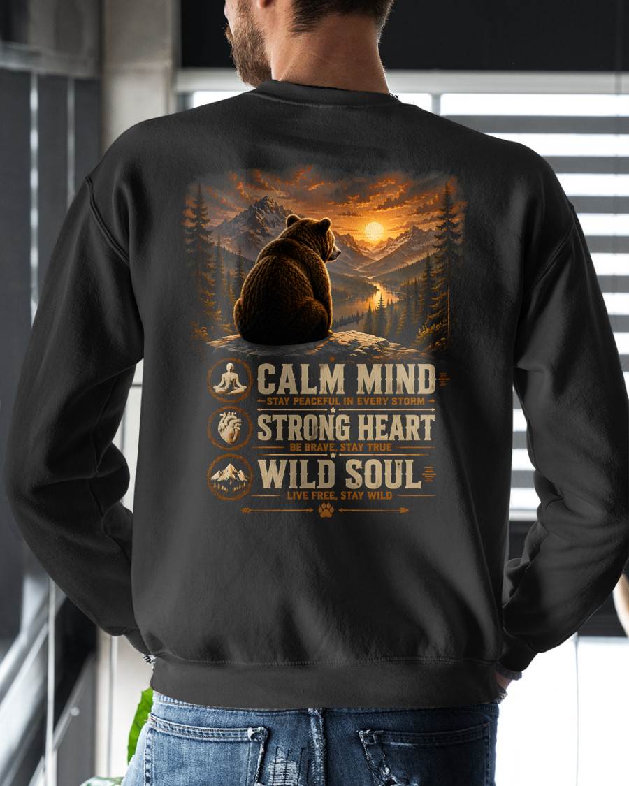 PET SHIRT Calm,Strong,Wild - For Men - Virgo00 (SKU2608-374)