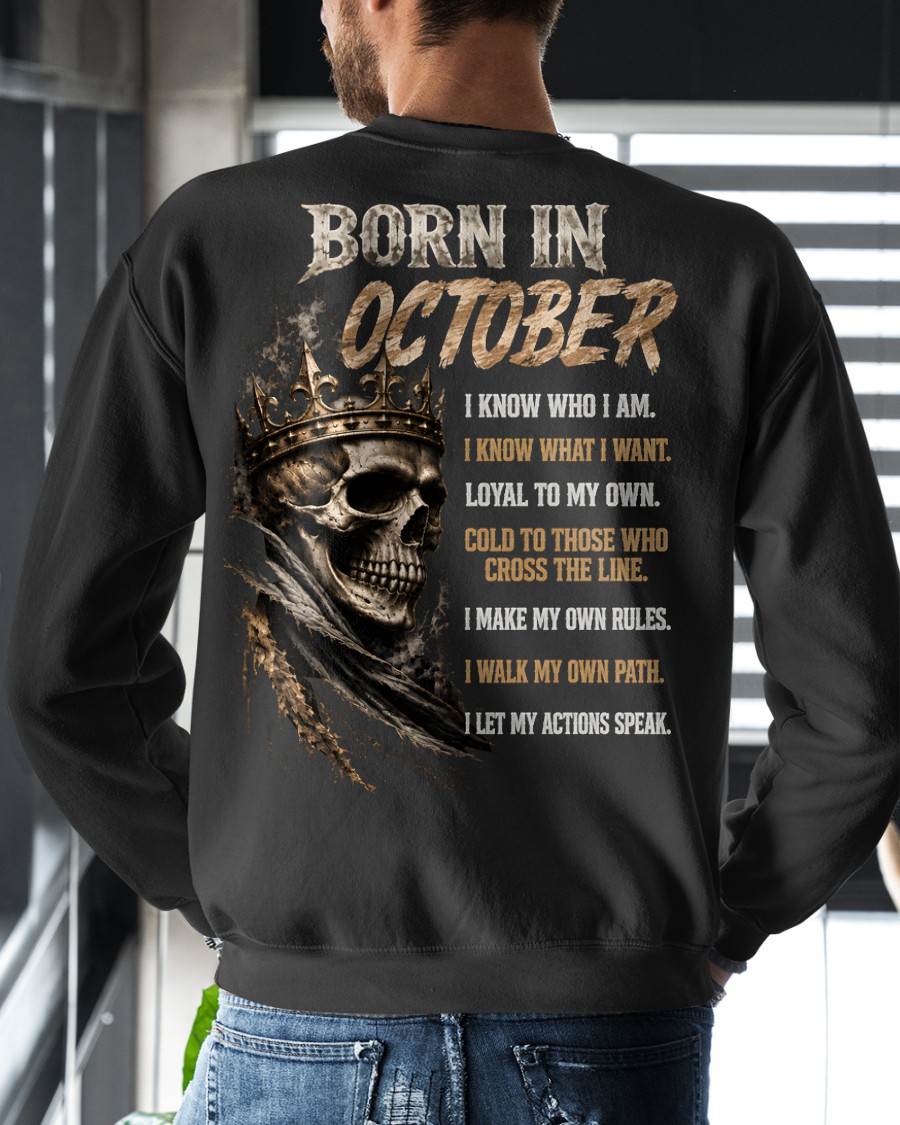 OCTOBER SHIRT I Know What I Want - For Men - Virgo10 (SKU2609-106-10)