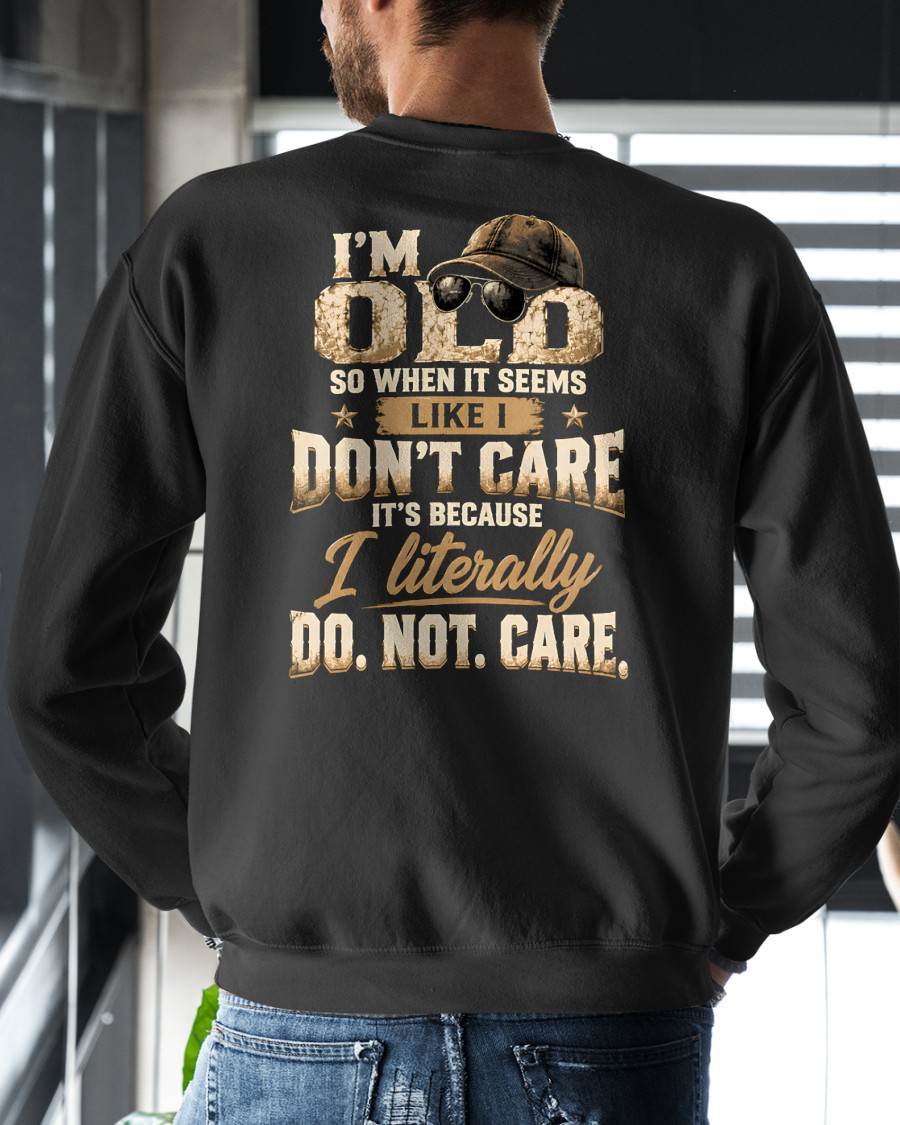 SHIRT Do Not Care - For Men - Virgo00 (SKU2609-216)